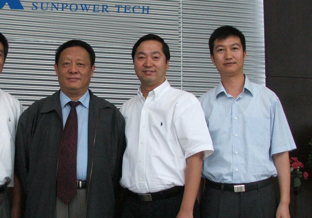 中国工程院院士、时任南京工业大学欧阳平凯校长来我公司考察访问